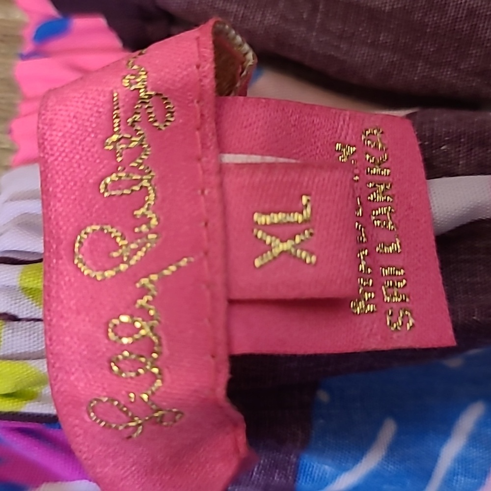 Lilly Pulitzer women,s Floral Dress in Pink‎ and Blue used exelente condition. - Picture 2 of 16